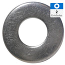 Golilla Plana Inox 5/16 2Un
