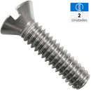 Perno Cabeza Plana Acero Inoxidable Unc 3/16 X 1" 2 Unid