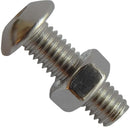 Perno Cabeza Boton Acero Inoxidable C/Tuerca M5 X 20 Mm 1 Unid