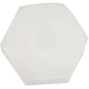 Perno Hexagonal De Nylon Con Tuerca Y Golilla M8 X 40 Mm 2 Unid