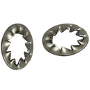 Golilla Estrella Acero Inoxidable 8 Mm 2 Unidades