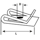 Golilla Acero 4.8 Mm 2 Unidades
