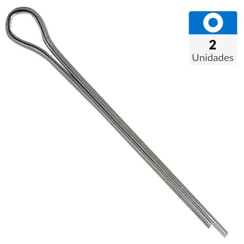 Chaveta Partida Acero 2.5 Mm 2 Unidades