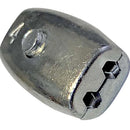 Abrazadera Oval Zincada Union Cable 4 Mm 2 Unidades