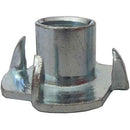Tuerca Anclaje Para Mueble M6 X 10 Mm Zincado Brillante 4 Unid