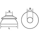 Golilla Acero 6.0 Mm 4 Unidades