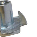 Tuerca Anclaje Para Mueble M5 X 9 Mm Zincado Brillante 4 Unid