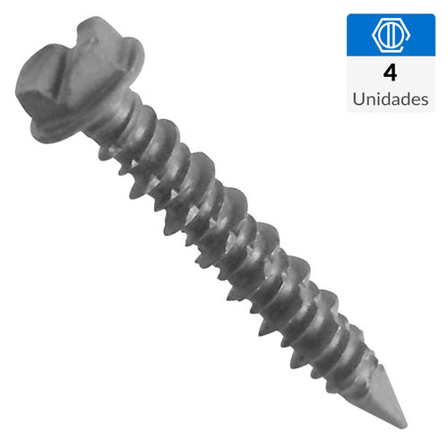 Tornillo Tirafondo 13/4 4Un