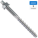 Esparrago Hormigon Con Doble Rosca M10 X 105 Mm Zincado 1 Unid