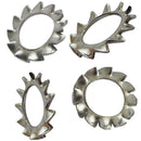 Golilla Estrella Acero 3/8 " 4 Unidades