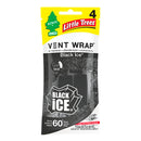 Ambientador Auto Vent Wrap Black Ice 4 Unidades