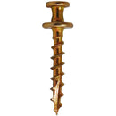 Tornillo Para Colgar M3 5X30 Mm Zincado Amarillo, 2 Unidades