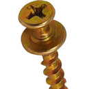 Tornillo Para Colgar M3 5X30 Mm Zincado Amarillo, 2 Unidades