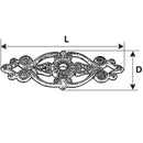 Pack 2 Esquinero Decorativo Antiguo 20X63 Mm