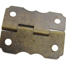 Bisagra Decorativa Borde 23 X 30 Mm Bronce Antiguo 2 Unid
