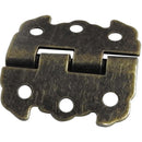 Bisagra Decorativa Con Borde 26 X 30 Mm Bronce Antiguo 2 Unid