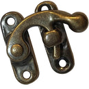 Chapa Decorativa Cierre Derecho 35 X 27 Mm Bronce Envejecido 1 Unid