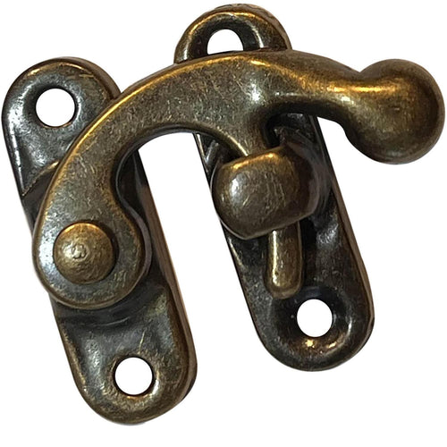 Chapa Decorativa Cierre Derecho 35 X 27 Mm Bronce Envejecido 1 Unid