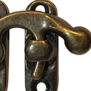 Chapa Decorativa Cierre Derecho 35 X 27 Mm Bronce Envejecido 1 Unid