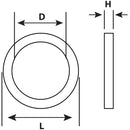 Golilla Goma 13 Mm 2 Unidades