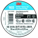 Cinta Aisladora Electrica Uso General 19 Mm X 9 M Negra