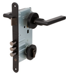 Cerradura Embutida Milano Black B60 Oficina