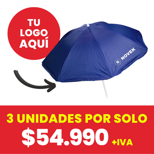 Quitasol Azul (Impresion Full color)