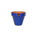 Macetero Kony De Arcilla 8X7 Cm Azul Imperial