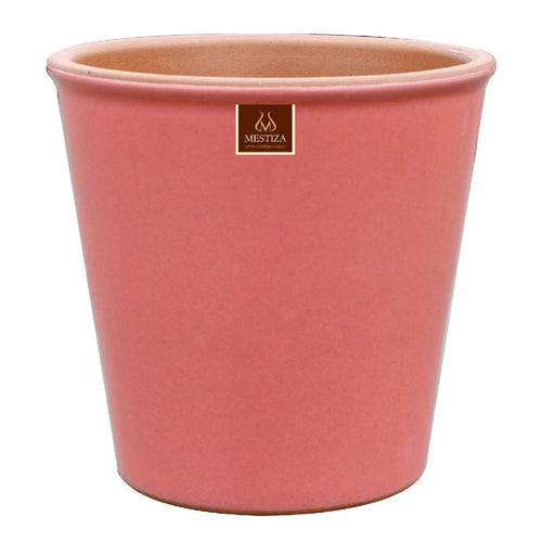 Macetero Zaia De Arcilla 15X15 Cm Rosado