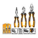 Set Alicates Industrial 3 Piezas 160-200Mm/6-8" Ingco Hkhlps2831