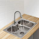 Lavaplatos Empotrado Con Cesta Accesorio 1 Cubeta(S) 60X21X45 Cm Acero Inoxidable