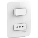 Placa Miluz Armada Int 9/12+Toma10A Blanco