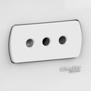 Placa Miluz Armada Int 9/12+Toma10A Blanco