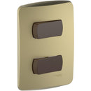 Placa Miluz Armada Int Doble Dorado