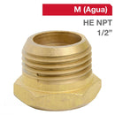 Tapa Tornillo Bronce He Npt 1/2" 1U