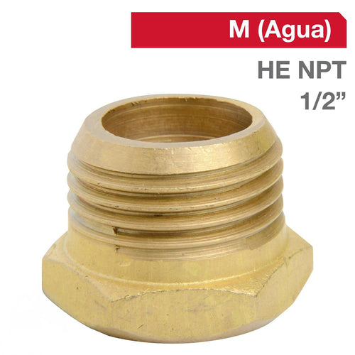 Tapa Tornillo Bronce He Npt 1/2" 1U