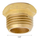 Tapa Tornillo Bronce He Npt 1/2" 1U