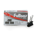 Clips Doble Negro 12 Un 15 Mm