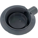 Pileta Acero Inoxidable Cuadrada 15X15 Cm Trampa Pvc 40 Mm