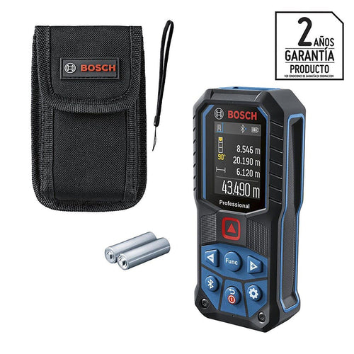 Medidor Laser Glm 50-27 C, 50 Alcance Metros, Con Bluetooth
