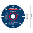 Disco De Corte Madera - Carbide Multi-Wheel 125Mm