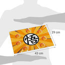 Individual Rectangular 29X43 Cm Dragon Ball Z Naranjo