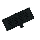 Pileta Acero Inoxidable Negro Mate Rectangular 12X30 Cm Trampa Pvc 40 Mm