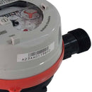 Medidor Agua Fria 1/ 2" Composite Roscas Iguales Conexion He
