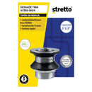 Desague Tina Ss304 Tapon 1 1/2" S/Reb S/Cola
