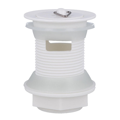 Desague Lavamanos Plastico Tapon 1 1/4" C/Reb S/Cola