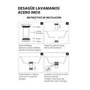 Desague Lavamanos Ss304 Pop Up 1 1/4" S/Reb S/Cola