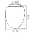 Asiento Elongado Plastico One Piece