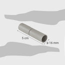 Copla Para Tubo Rigido Plastico 1.6 X 1.6 Cm