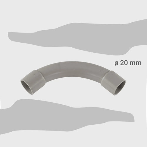 Curva Para Tubo Rigido Libre De Halogeno, 20Mm